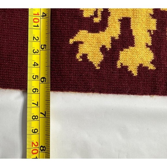 Harry Potter Gryffindor Reversible Scarf with Fringe‎ Acrylic Washable Cosplay - Picture 9 of 12